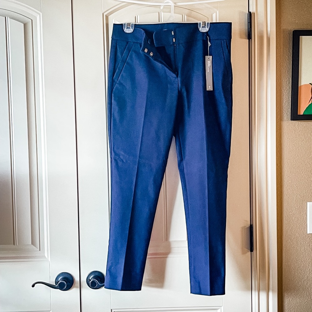 Loft Marisa Skinny Ankle Length Pants - Navy